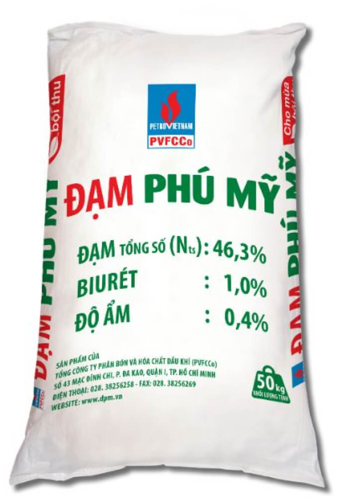 1kg Phân bón ure, đạm phú mỹ (chiết ra túi zip 1kg)
