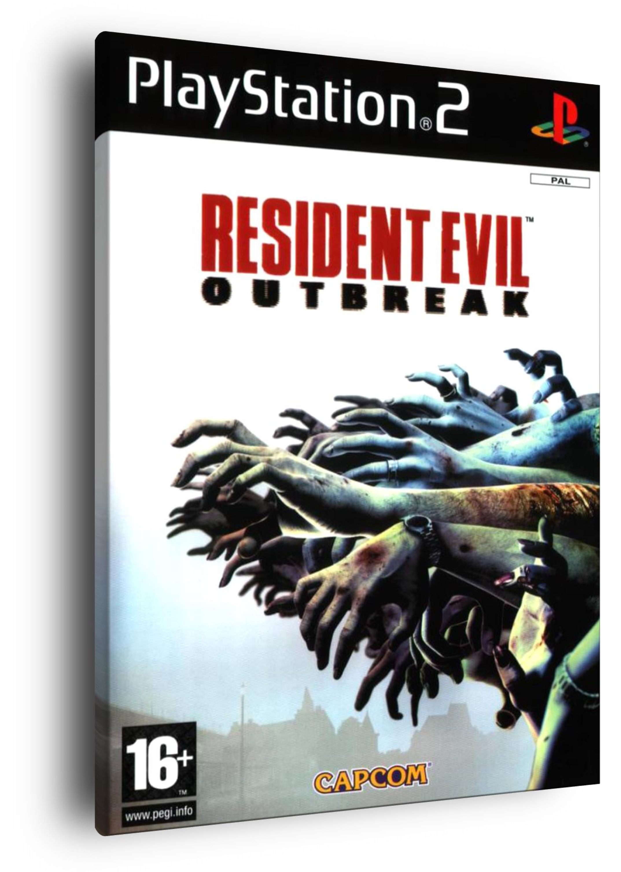 Đĩa game ps2, resident evil outbreak. cho ps2