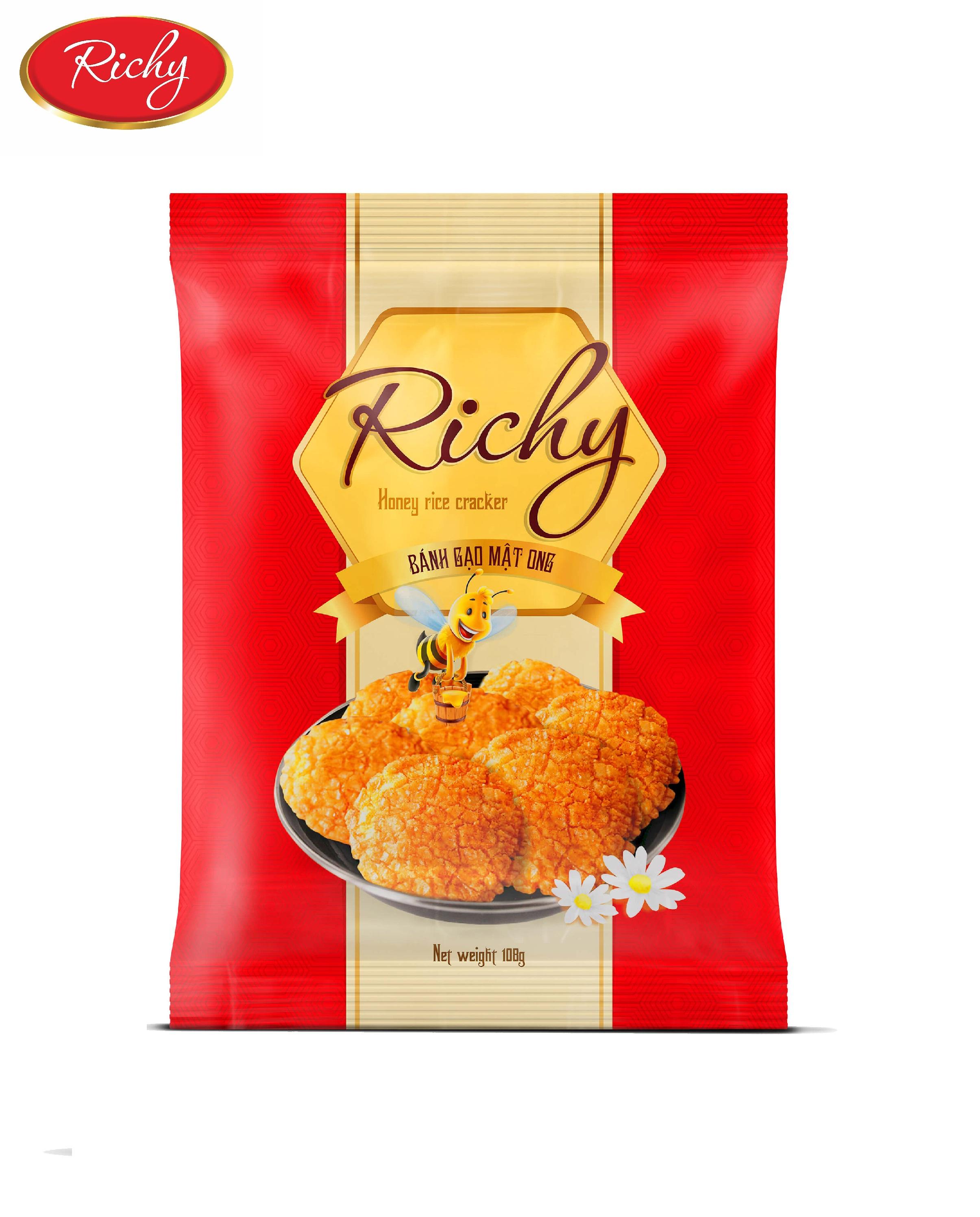 Bánh gạo Richy mật ong 108g