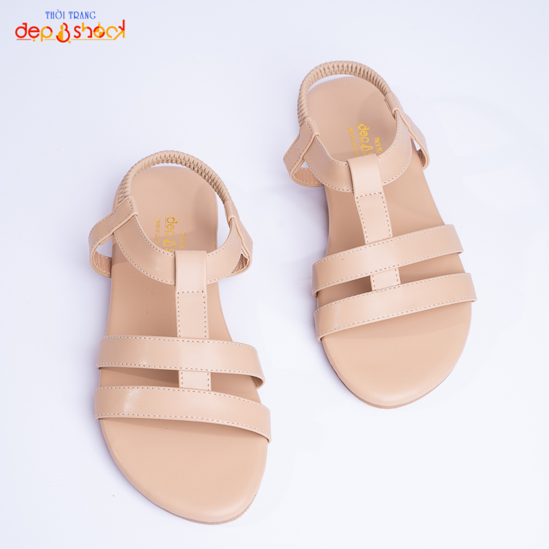 Sandal nữ quai ngang hậu thun big size Ms 355