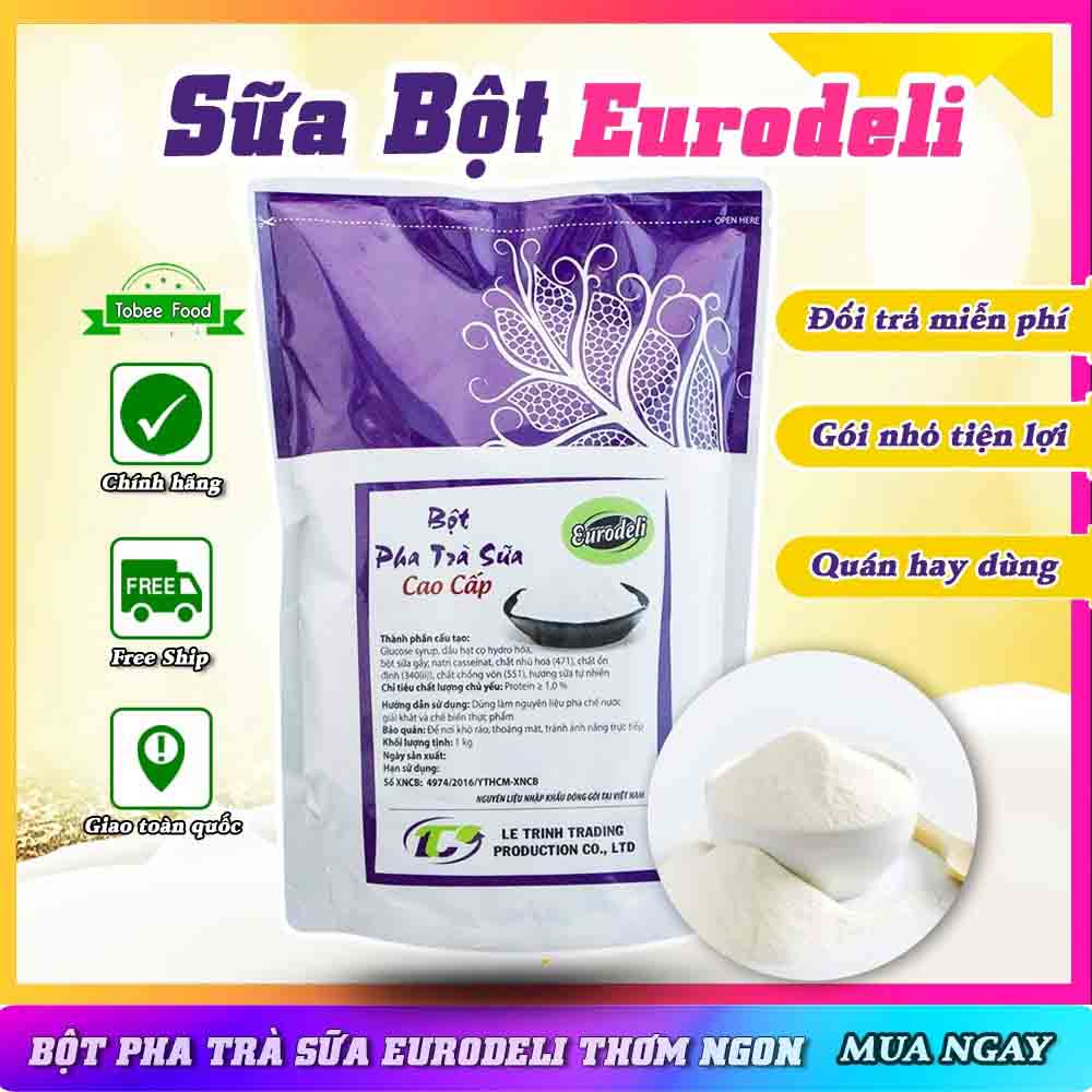 [HCM]Sữa bột Eurodeli - Bột pha trà sữa Eurodeli 1kg