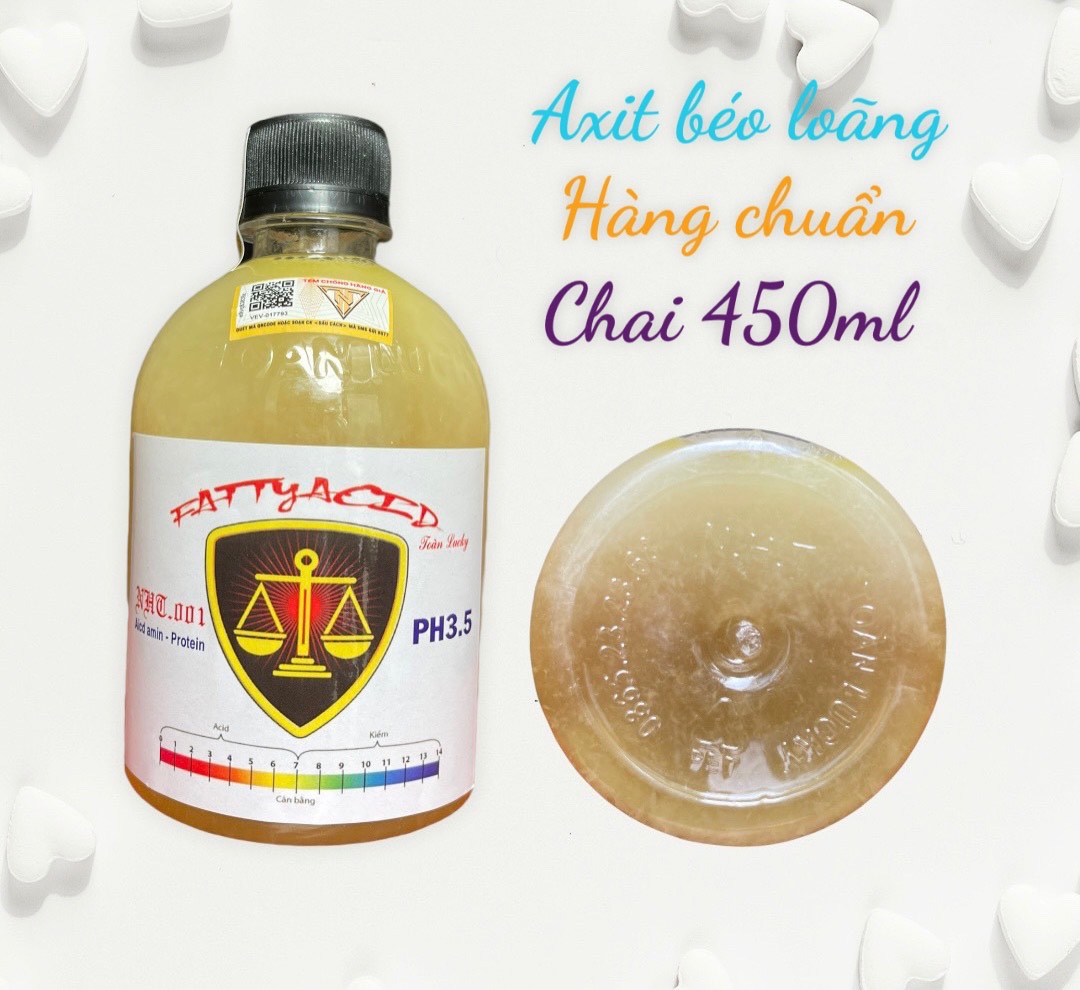 [Chính hãng] Axit béo TNT hỗ trợ uốn duỗi nhuộm của Toàn LUCKY chai 450ml, cân bằng PH, khử kiềm, chống xót, tạo độ bóng mềm _ THUYNANOMI