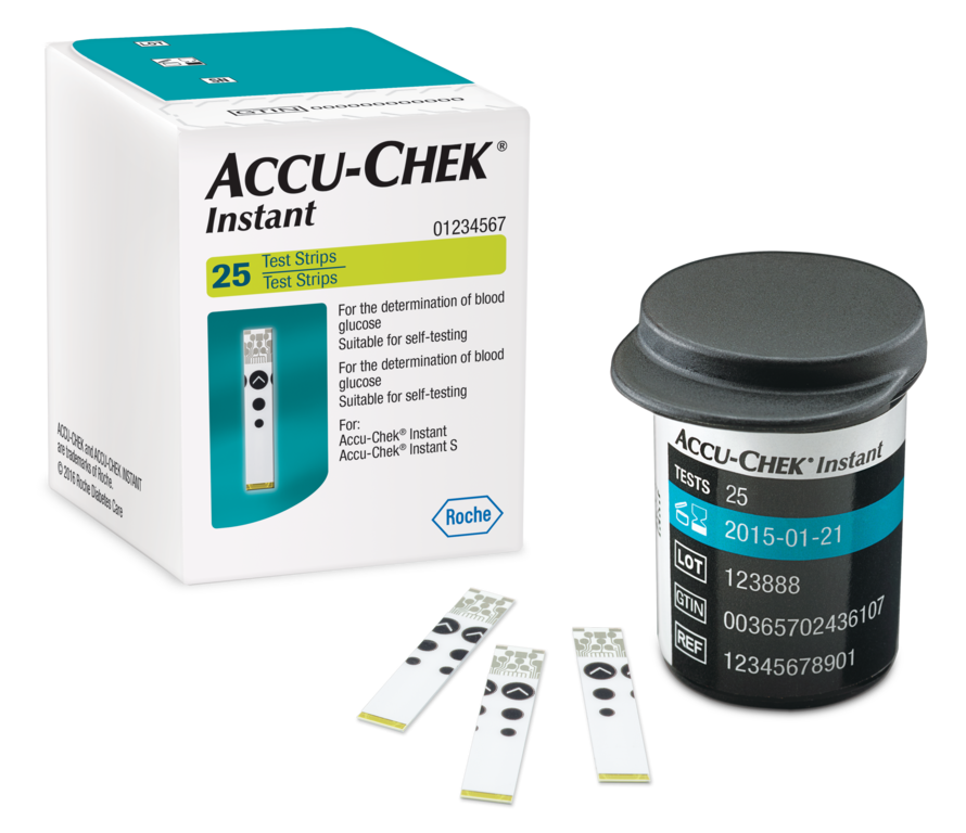 Que thử đường huyết Accu Chek Instant