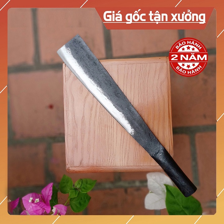 Dao tông chặt xương , chặt cây , phát cỏ làm bằng nhíp xe siêu bền