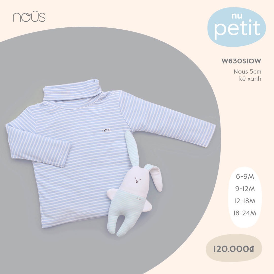 ÁO GIỮ NHIỆT NOUS CỔ 3 PHÂN, 5 PHÂN