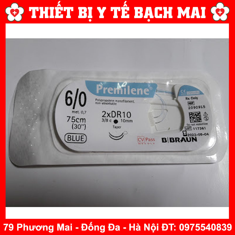 Chỉ Phẫu Thuật Nhấn Mí Premilene 6/0