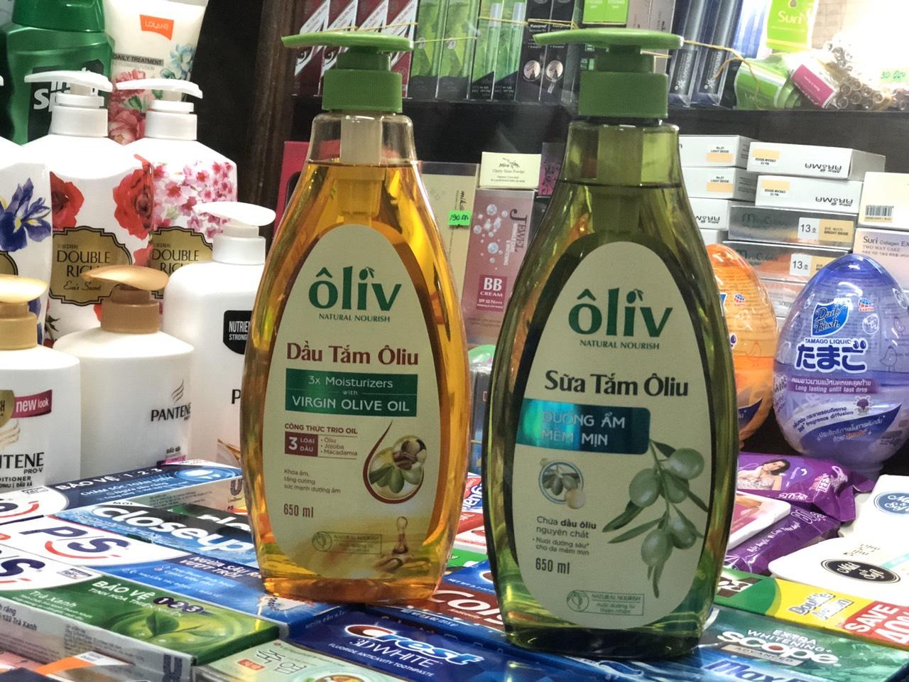 SỮA TẮM DƯỠNG DA OLIU OLIV NATURAL 650ML