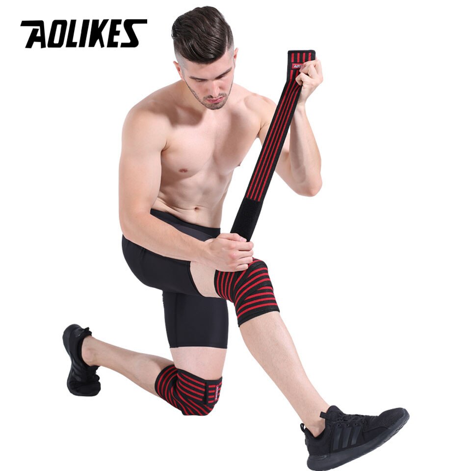 Bộ 2 băng quấn đầu gối AOLIKES MD-7167 knee compression straps