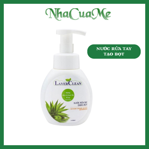 [HCM]Nước rửa tay hữu cơ dạng bọt Layer Clean