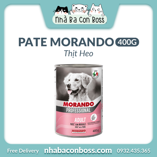 [Lon 400g] Pate Cho Chó Morando