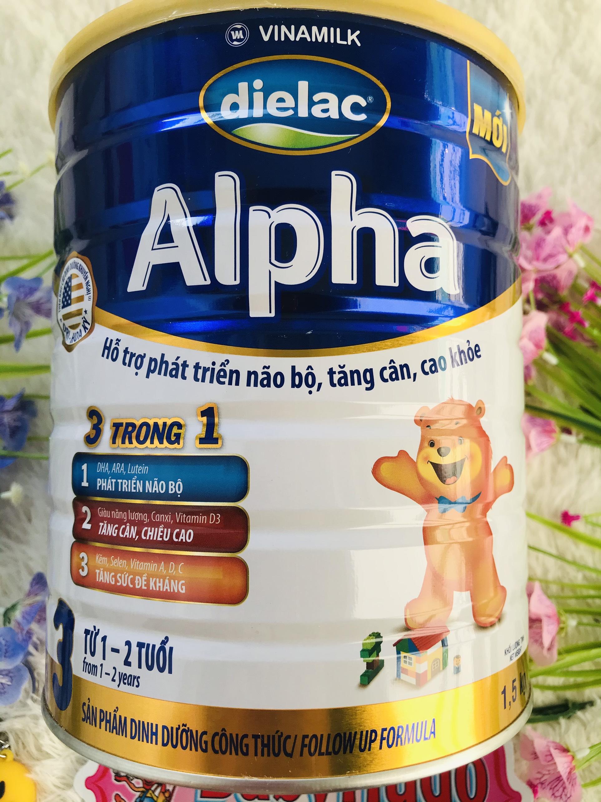 [DATE MỚI] Sữa Bột Dielac 3 (1-3 Tuổi) 1.5 kg