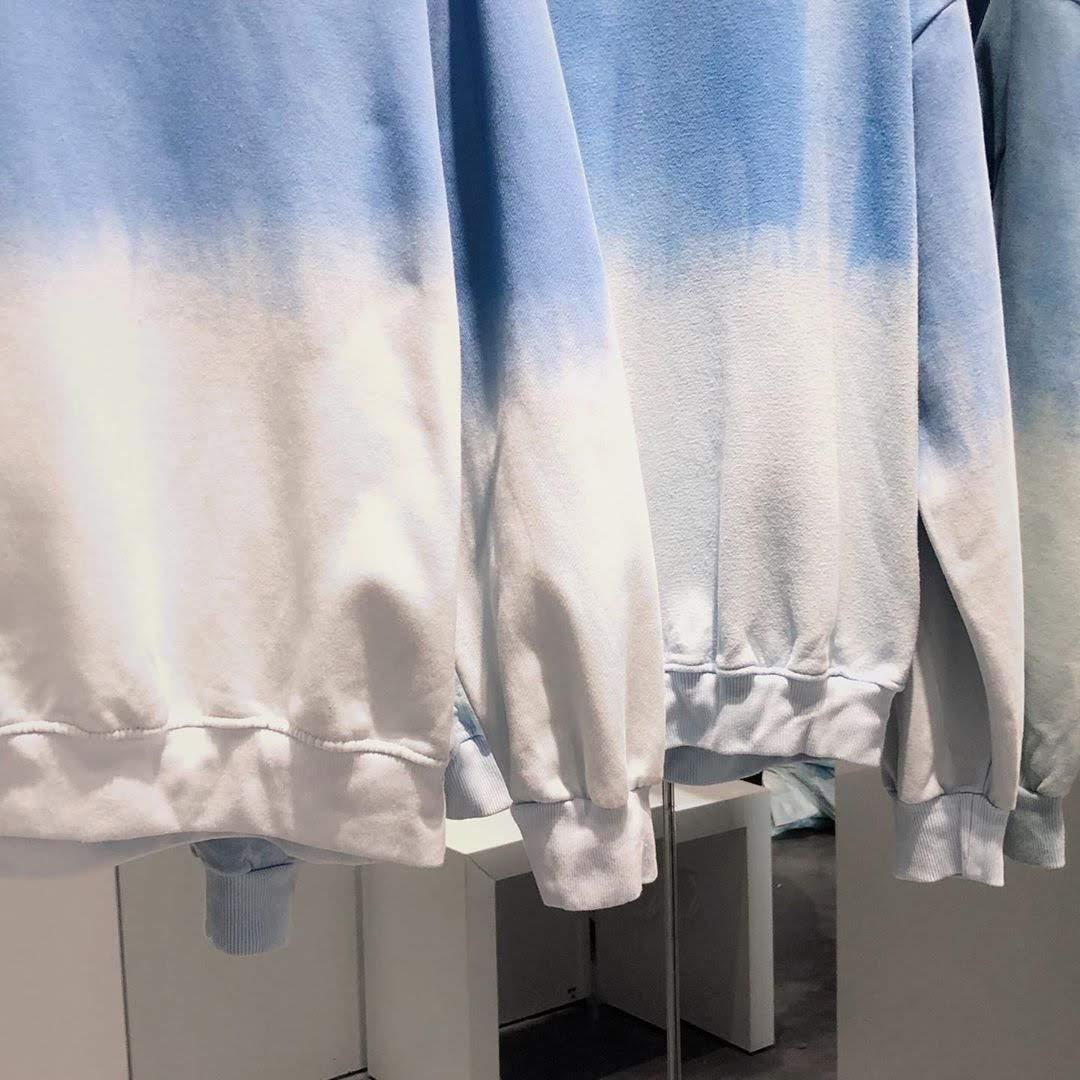 Áo sweater loang màu Unisex