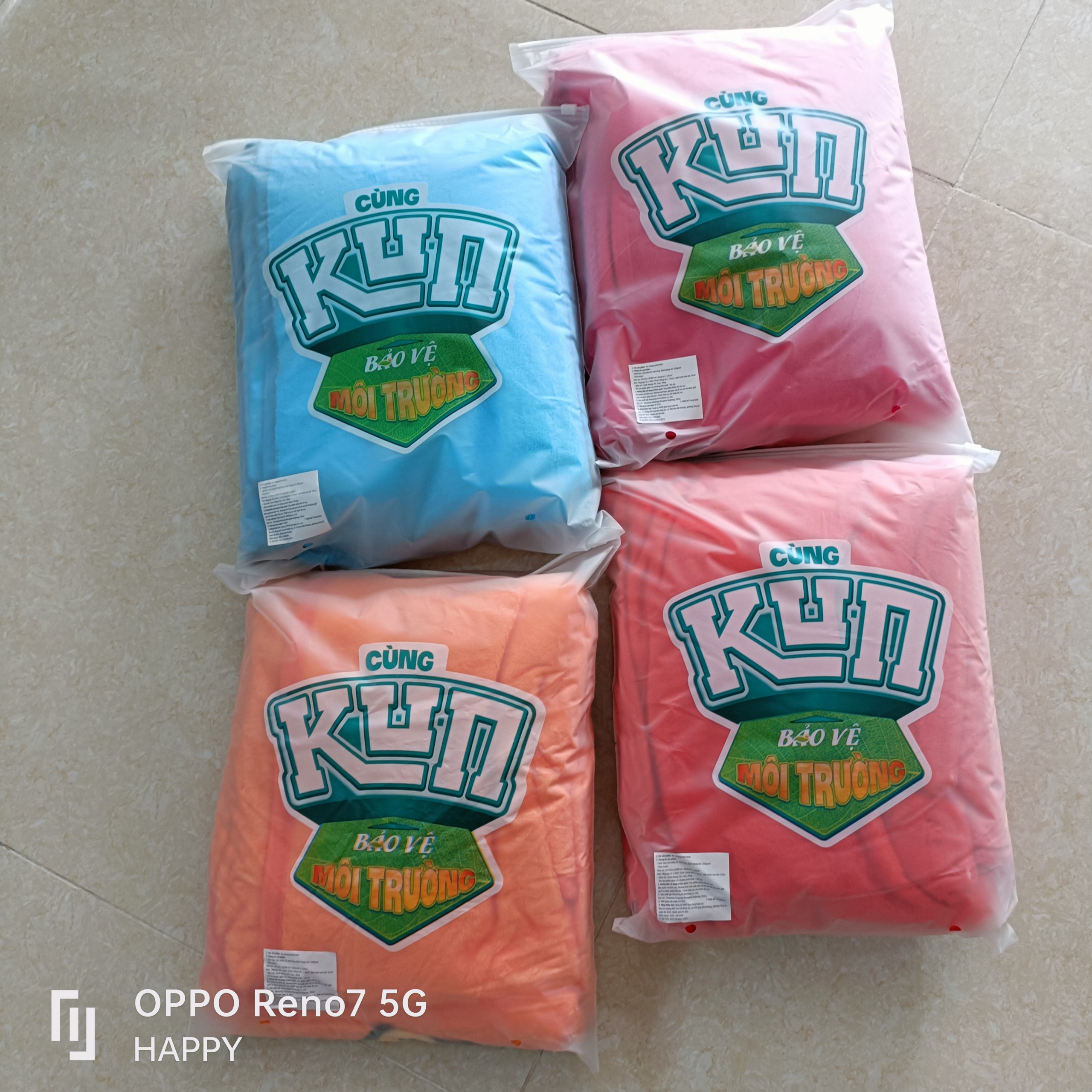 [SIÊU THỊ HAPPY] Áo choàng biến hình siêu Kun cho bé - HKM Sữa Kun.