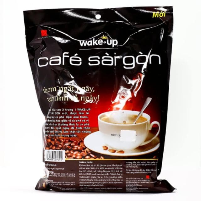 Cà Phê Sữa Wake Up Café Sài Gòn 456g (24 Gói X 19g)