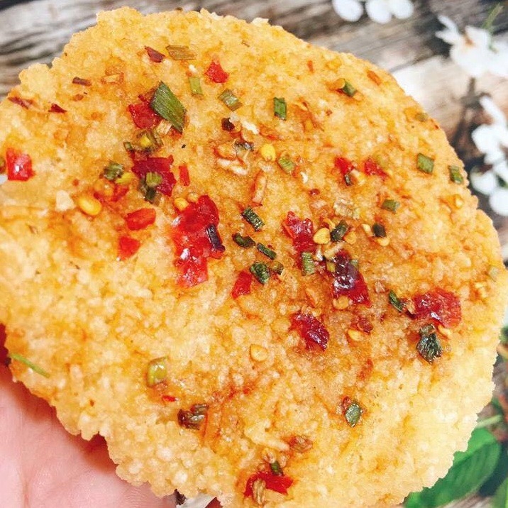 Compo 3 miếng CƠM CHÁY CHIÊN NƯỚC MẮM HÀNH LOẠI 1(100G)