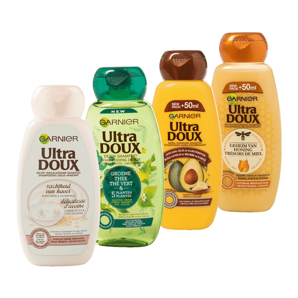 [HCM]Dầu Gội Garnier Ultra Doux đủ mùi phục hồi tóc  250ml