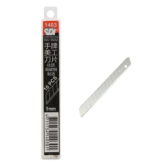 Lưỡi dao rọc giấy sdi 1403 9mm đồ cắt giấy sdi 1403 dao trổ giấy