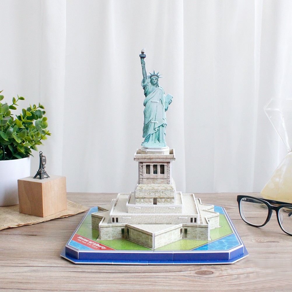 Mô hình giấy 3D CubicFun - Tượng nữ thần tự do - Mỹ (C080h)