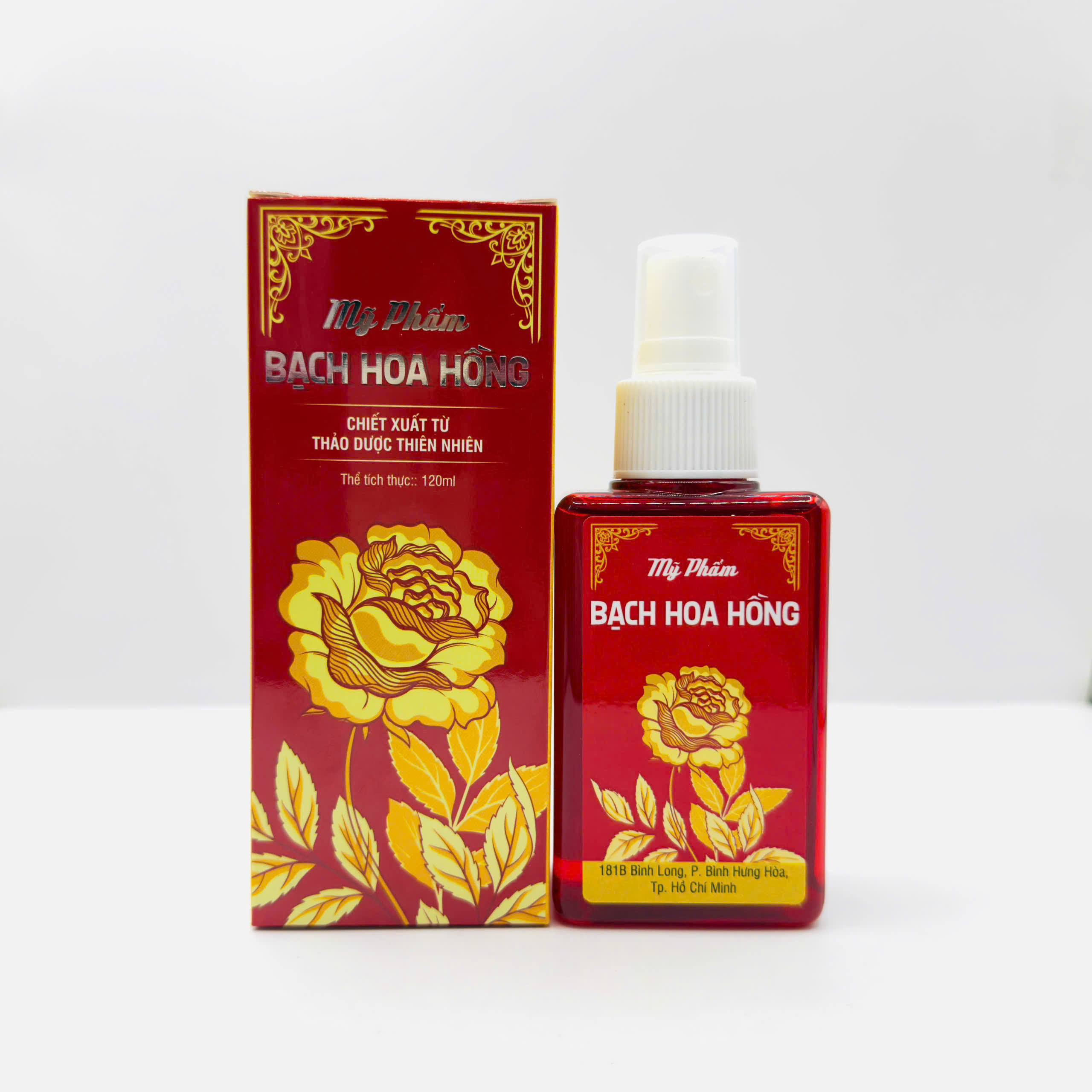Dung dịch giảm mụn, nám Bạch Hoa Hồng 120ml (Loại thường) – Mẫu mới 2026