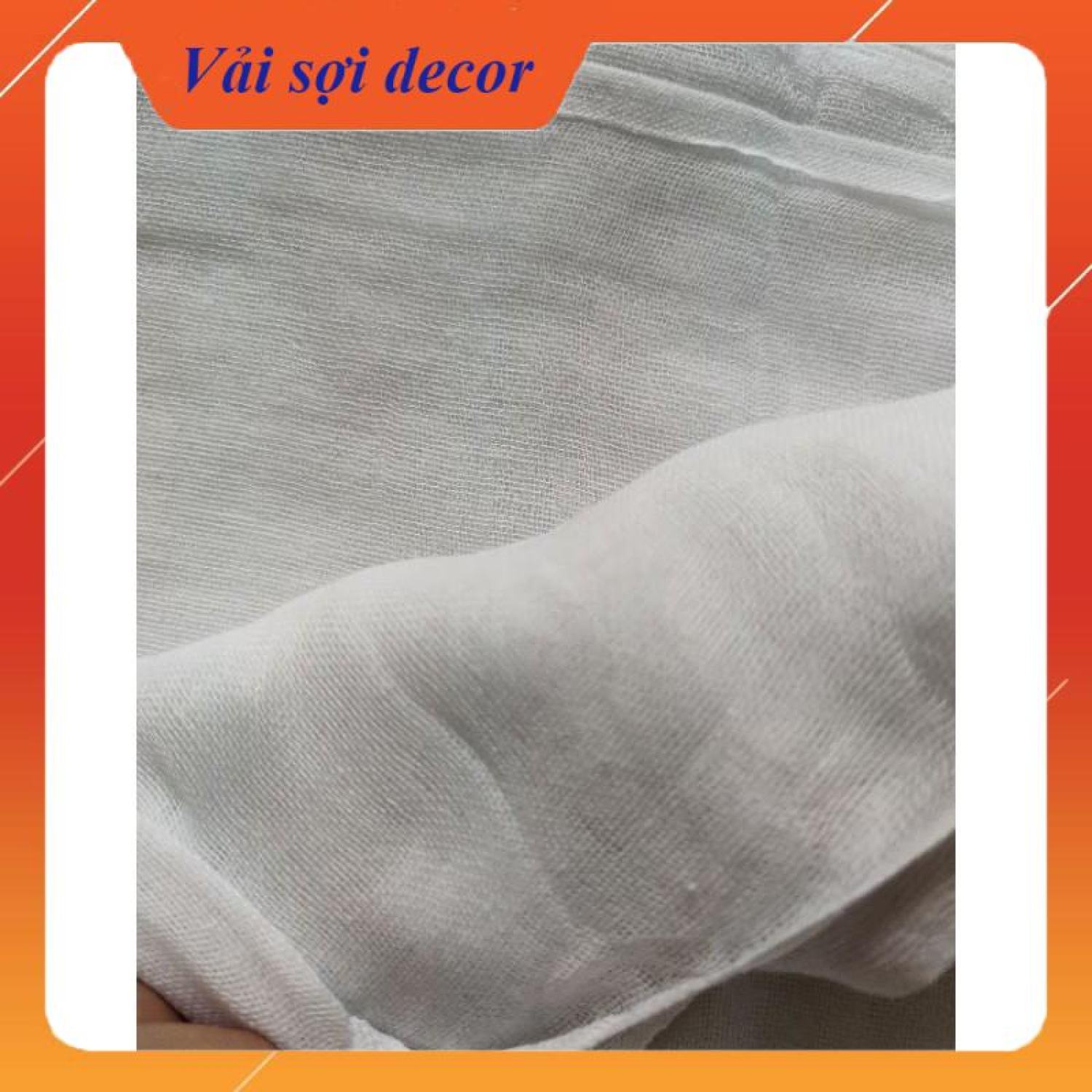 Vải xô màn trắng, gạc y tế, vải mùng
