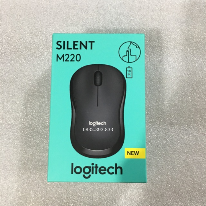 Chuột không dây Logitech Silent M220