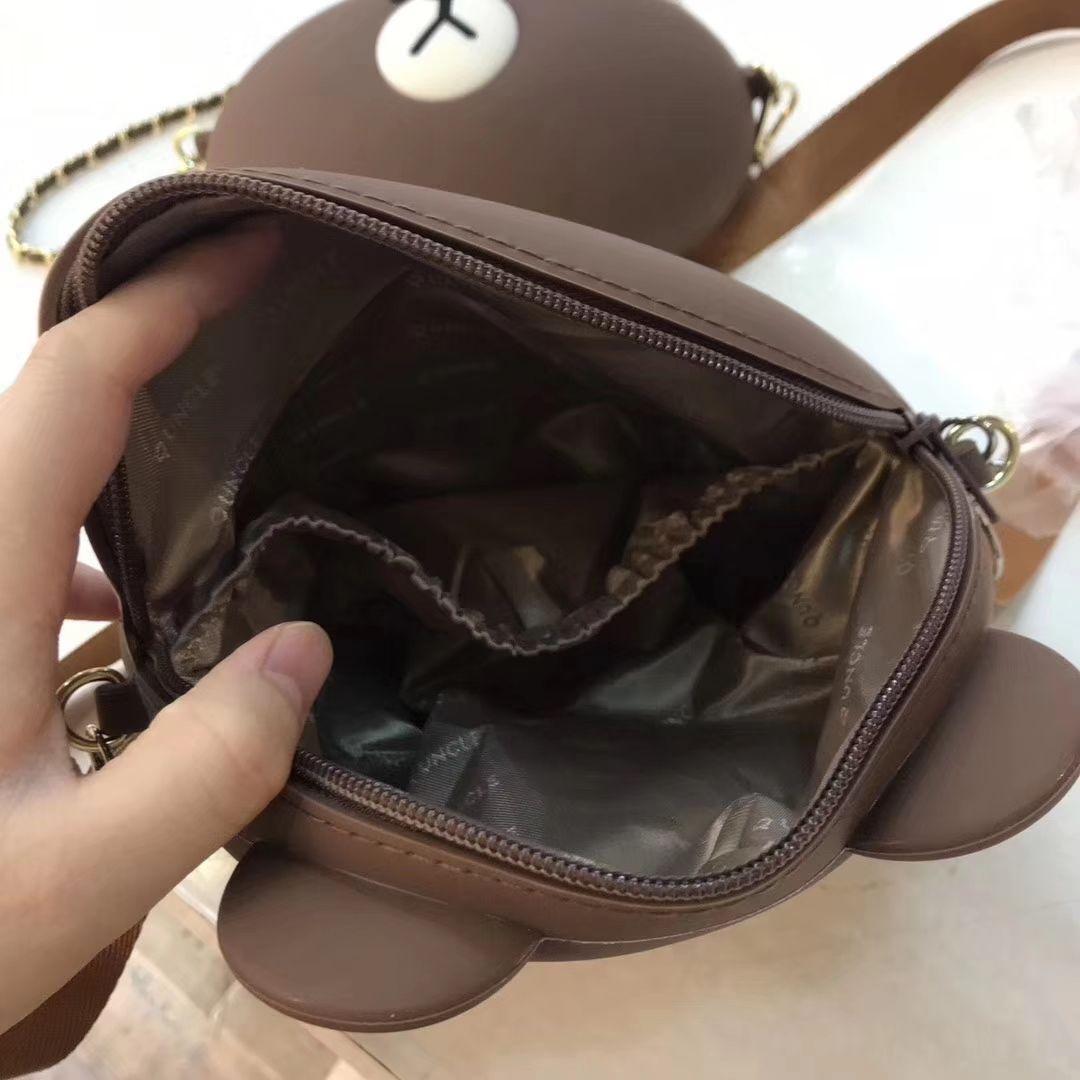 Túi Gấu Brown Silicon Siêu Kute Cho Pé