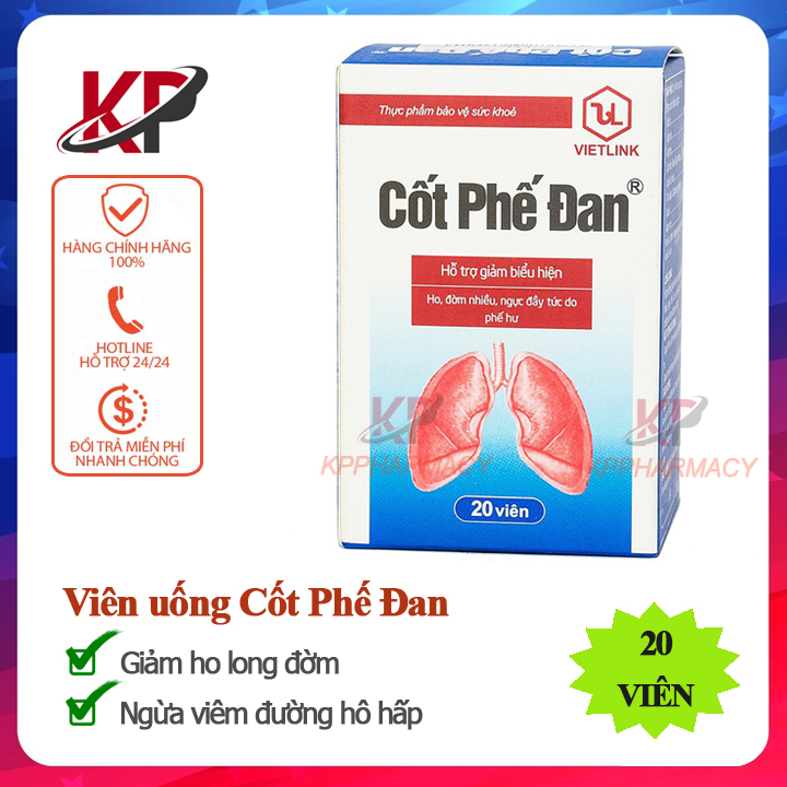 Cốt Phế Đan – Giúp bổ tỳ bổ phế, ngừa viêm phế quản, viêm đường hô hấp, giảm ho long đờm
