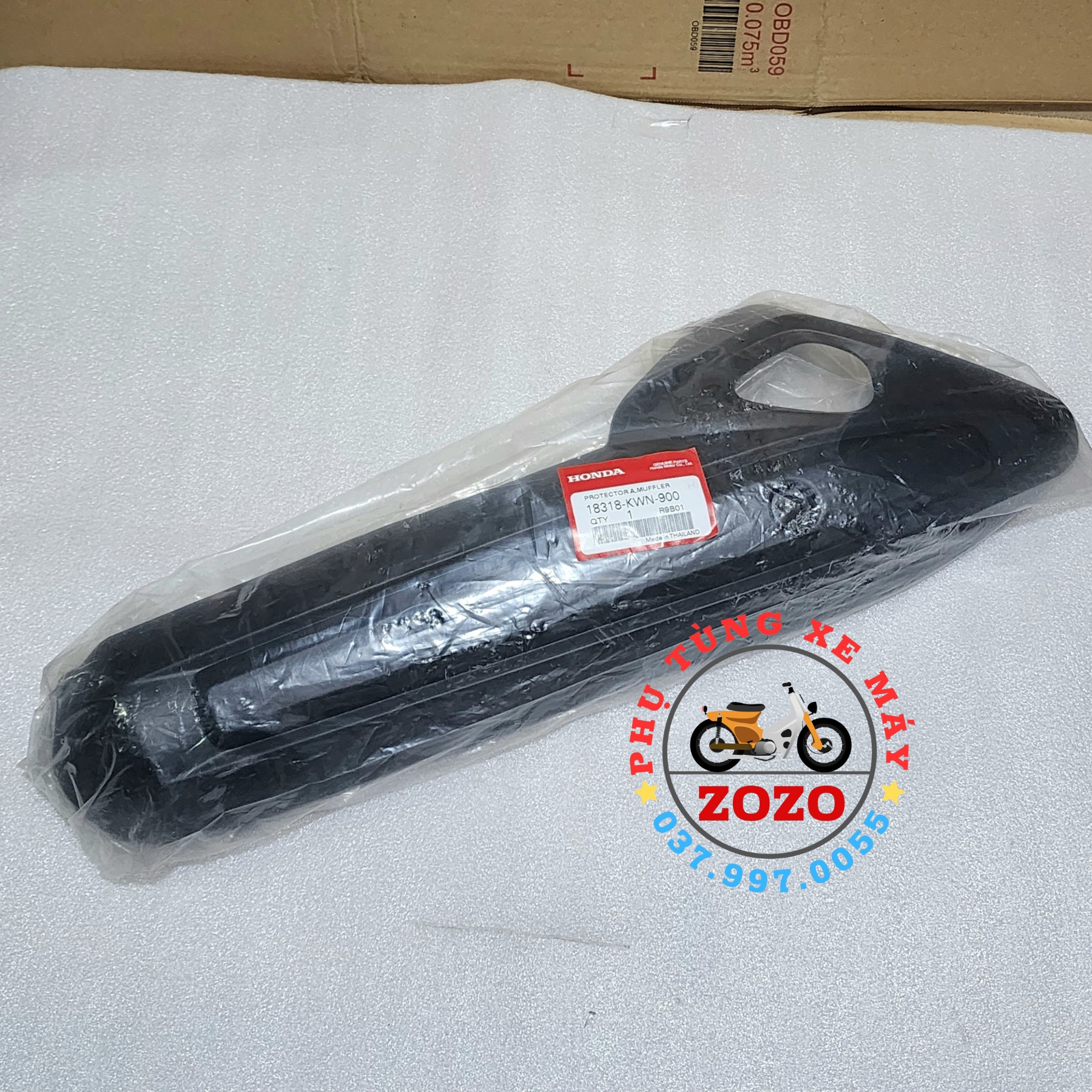 Che pô, ốp pô pcx 2010-2013 zin thái lan - 18318-kwn-900