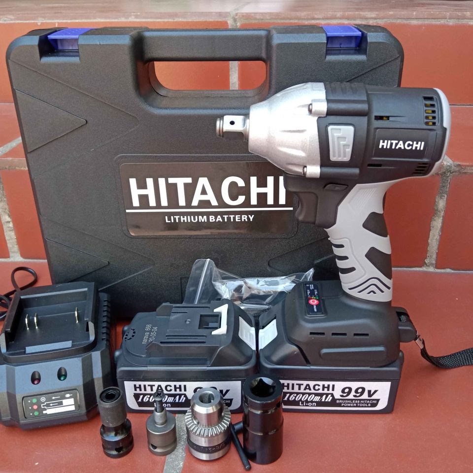 Bộ máy siết bulong Hitachi không chổi than