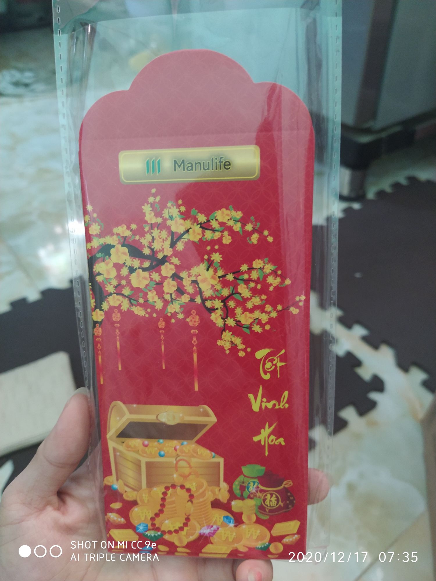 COMBO 200 BAO LÌ XÌ MANULIFE 2022