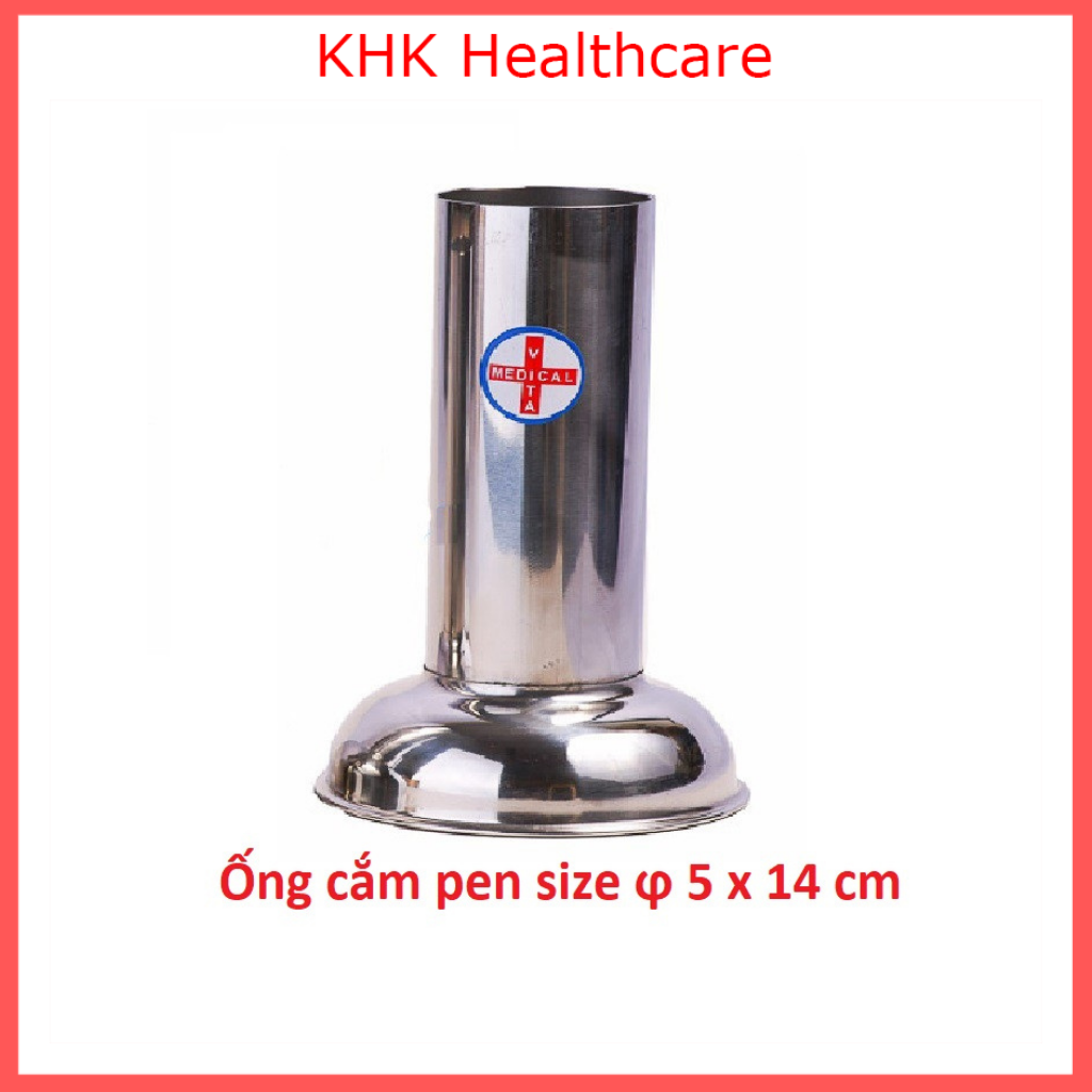 Ống cắm pen inox 304 kích thước ϕ 5 x 14 cm