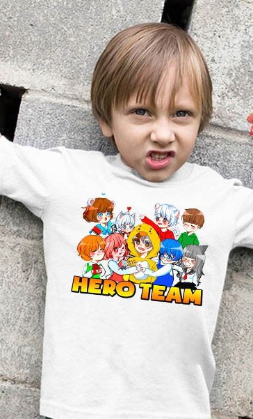 [HCM](HOT) Áo Hero Team Bé Trai | Bé Gái Siêu Cute | Áo thun Chibi Hero Team