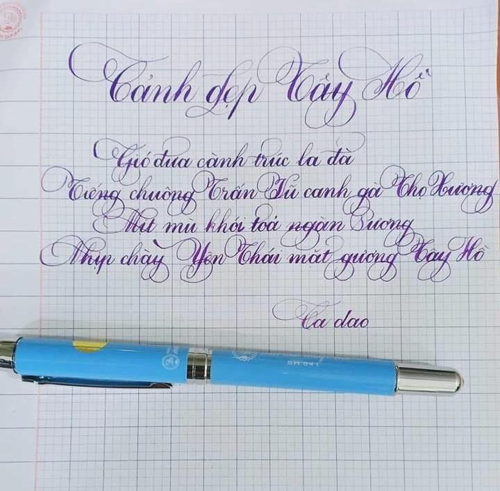 Bút mài thầy Ánh SH041 Calligraphy (tặng hộp chống xước)