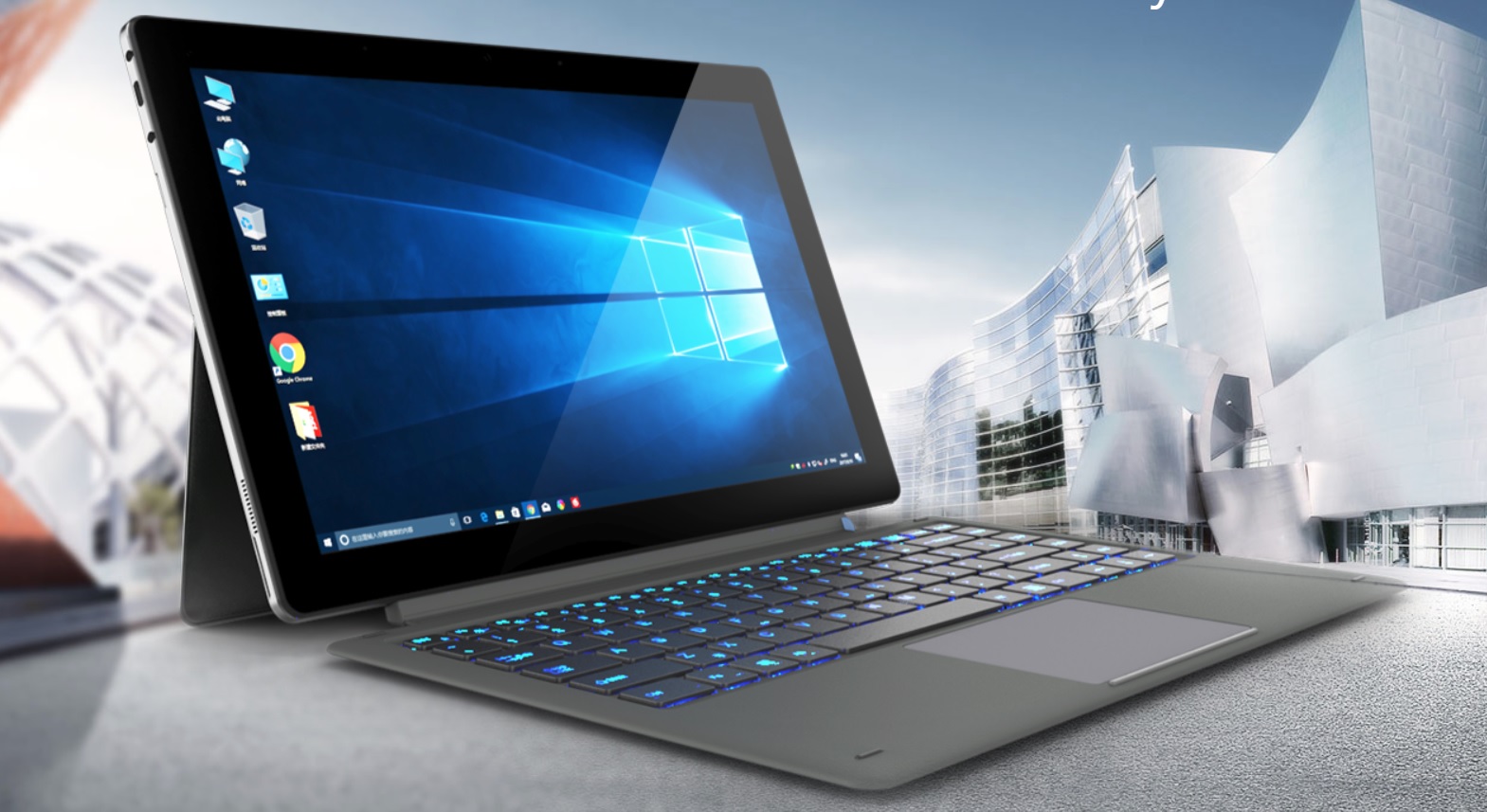 tablet 2 in 1 cube knote x pro - kèm dock bàn phím 1