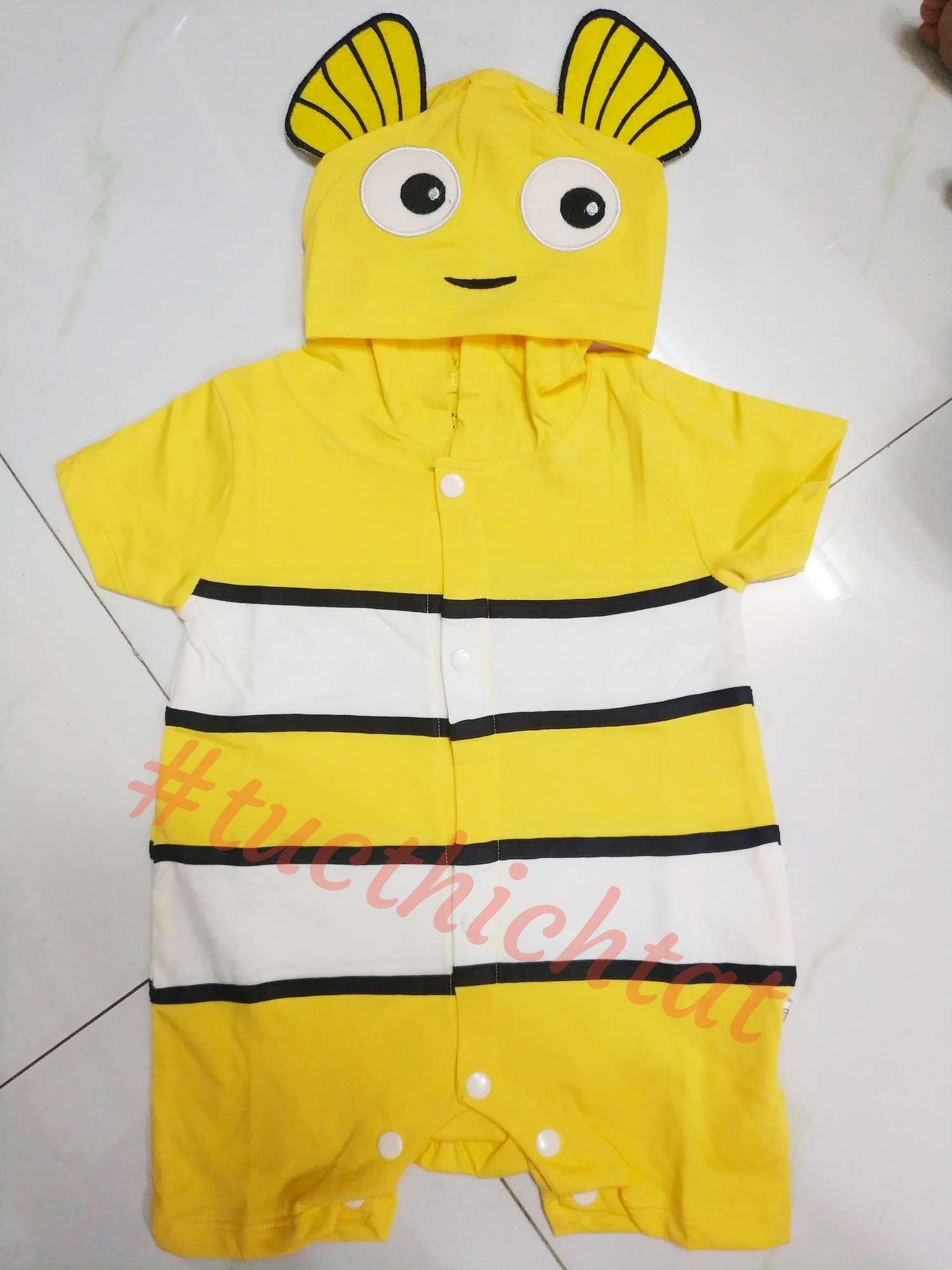 Body hình thú - Cá Nemo (100% cotton)