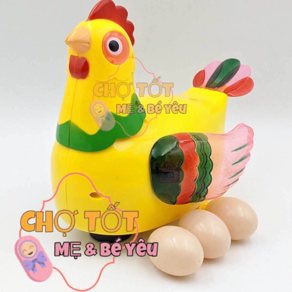 Đồ chơi gà chạy pin đẻ trứng phát nhạc loại lớn