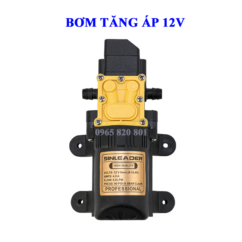 Bơm Áp Lực Mini 12V Siêu khỏe