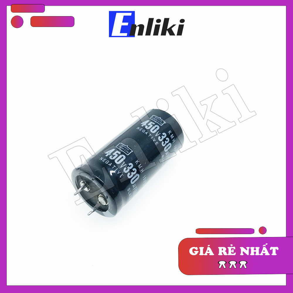 Tụ 330uF 450V kích thước 25x50mm