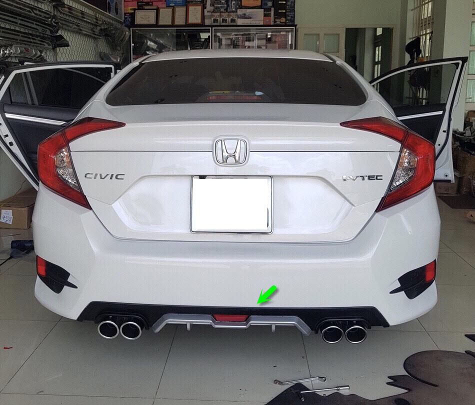 [Hỗ trợ lắp đặt tại Hà Nội] Líp chia pô thể thao Honda Civic 2017-2021