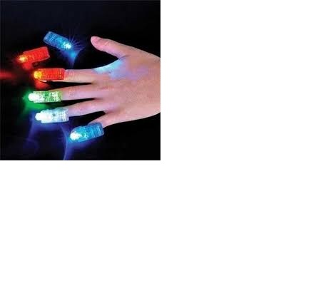 Đèn Gắn Ngón Tay Chiếu Sáng Nhiều Màu