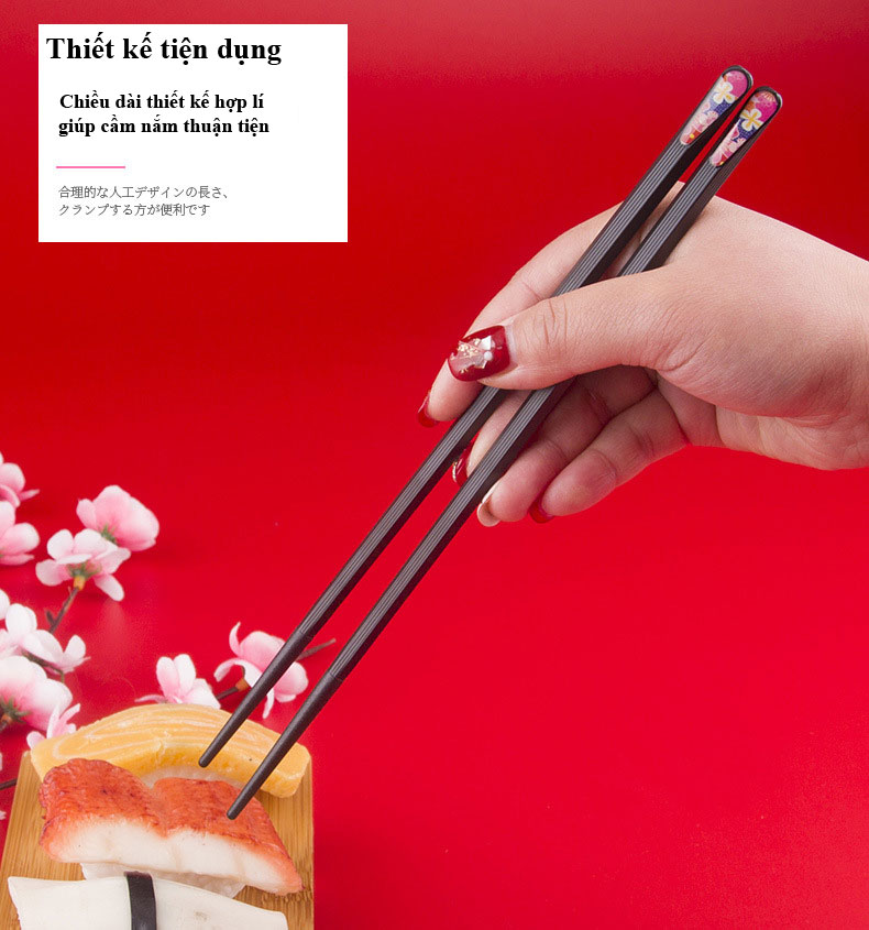 Đũa sợi thủy tinh kháng khuẩn Nhật Bản