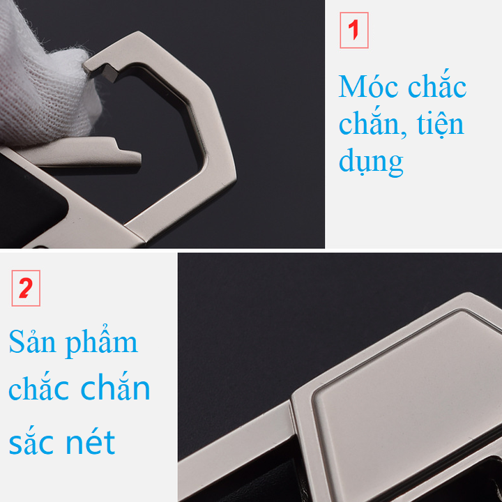 Bộ Móc Treo Khóa Cao Cấp nhãn hiệu JOBON ZB-018 ( Màu bạc )