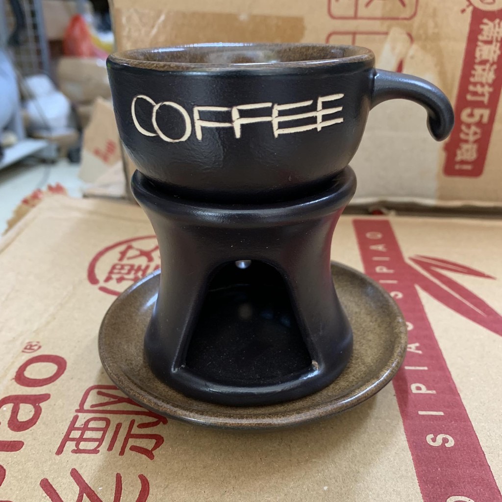 Bộ tách bếp đun hâm nóng cafe Sứ Bát Tràng