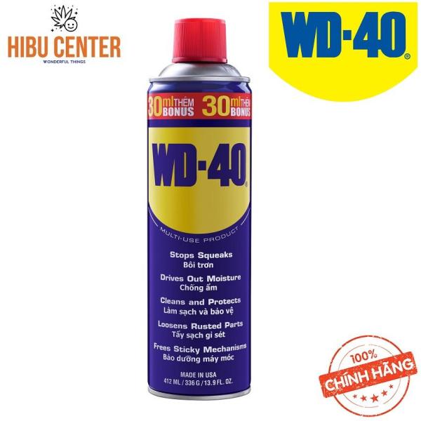 Chai xịt Bôi trơn Làm sạch Thẩm thấu Chống ẩm WD-40 Multi-Use Product 412ml - 84024CP