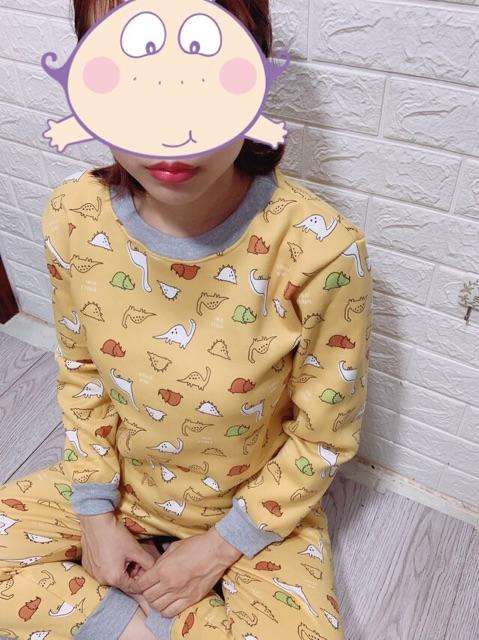 Bộ nỉ băng lông cho bạn nữ