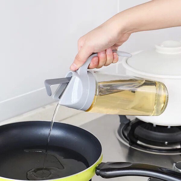 Bình Thủy Tinh Rót Dầu Ăn Nước Mắm Vô Cùng Tiết Kiệm 2 Dung Tích Lựa Chọn