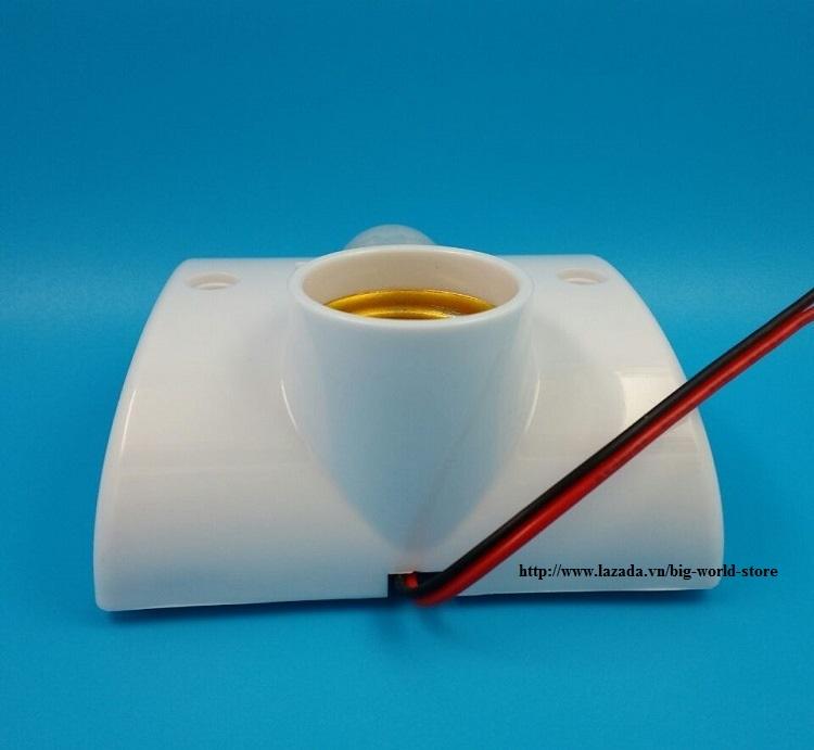 Đui đèn cảm ứng mắt thần 2 chiếc (Trắng)