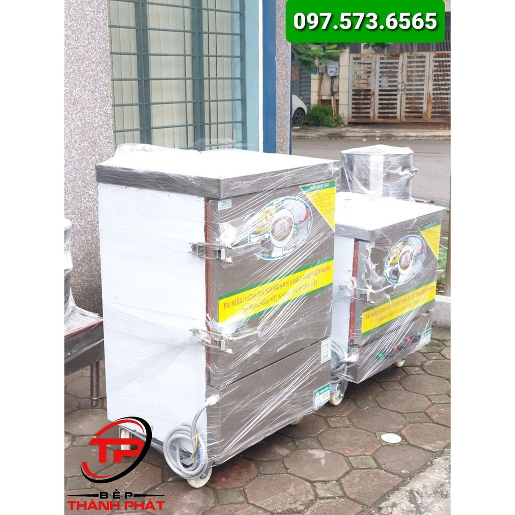 Tủ nấu cơm công nghiệp 8 khay