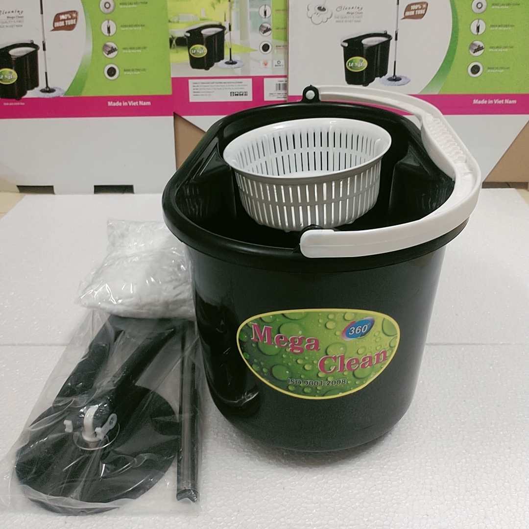 [Có sẵn] [Siêu Sale] Bộ lau nhà 360 độ Mega Clean thông minh