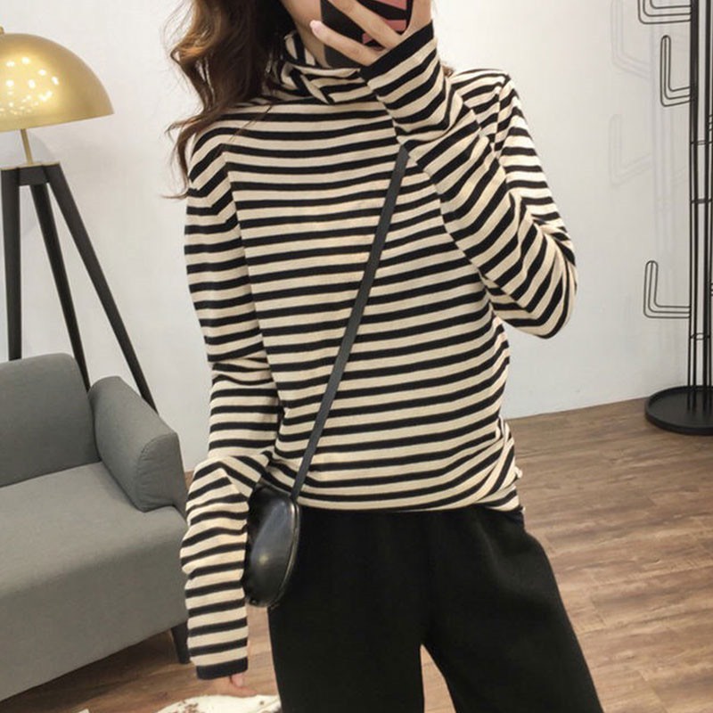 Áo giữ nhiệt kẻ ngang
